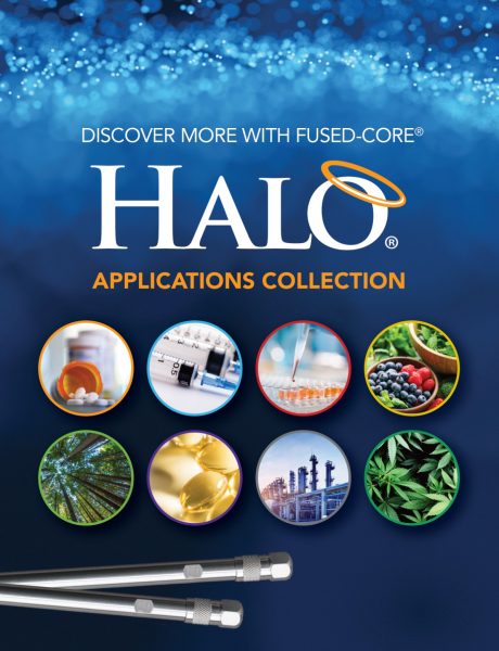 Halo-Application-Notes-Collection cover art of applications collection for hplc columns